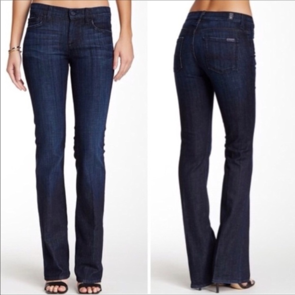 7 For All Mankind High Waist Bootcut Jeans